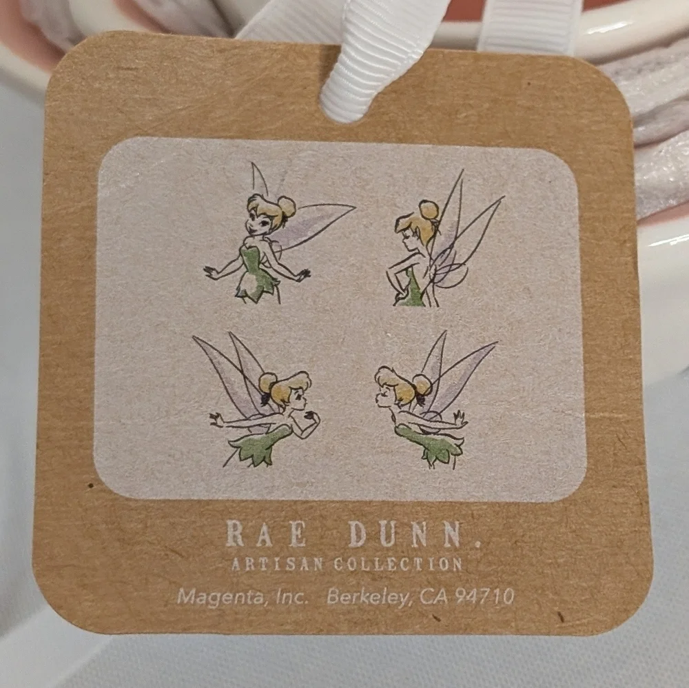Disney Rae Dunn Tinkerbell Stacked Nesting Measuring Cups Pink Handle NWT